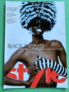 Sunday Times STYLE magazine 11-January-2004 Model Nadine Willis Emma Forbes (UK) - Picture 1 of 2