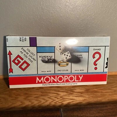 NIB 1975 Vintage Parker Brothers Monopoly Gameboard #9 Factory Sealed - Image 1 of 4