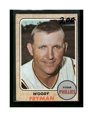 1968 Topps #112 Woody Fryman - Image 1 of 4