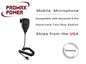 RJ-45 8-Pin PTT Speaker Mic for KMC-30 Kenwood Mobile Radio TK-7100 NX-900 TK-90 - Picture 1 of 8