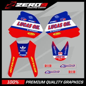 HONDA XR 400 GRAPHICS KIT DECAL KIT ENDURO GRAPHICS LUCAS - Picture 1 of 1