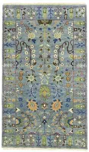 Muted Colors Floral Osh Chobi Oriental Rug Small Carpet Entryway Bedroom 3X5 ft - Picture 1 of 13