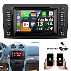 Autoradio Für Mercedes Benz ML/GL Klasse W164 X164 Android 13 2+32G Carplay WIFI - Bild 1 von 18