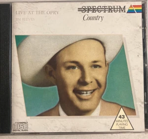 JIM REEVES - Live At The Opry CD 1988 Spectrum - Picture 1 of 2
