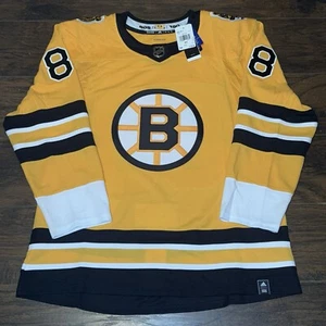 David Pastrnak Boston Bruins 20-21 Adidas Reverse Retro 1.0 Game Jersey Sz 54 - Picture 1 of 16