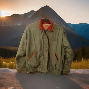 Giacca Koret donna taglia grande verde vintage 94722 full zip e bottone  - Foto 1 di 15