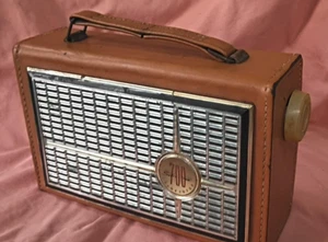 Radio transistor portátil Shelby 700 naranja vintage - Imagen 1 de 5