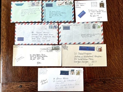 Germany Berlin (West Germany)  1980s Nice Lot of 8 Commercial Covers to USA - Image 1 of 2