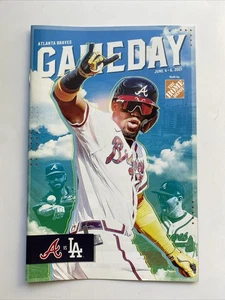 RONALD ACUNA JR Atlanta Braves Baseball 2021 Gameday Program SGA World Series LA - Picture 1 of 2