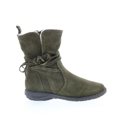 Botas de vestir informales de gamuza verde con cremallera Miz Mooz Prance para mujer Foto 1 de 4