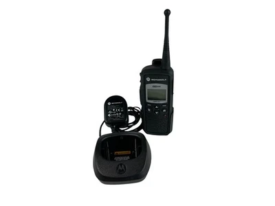 Motorola DTR650 Handheld Digital Two-Way Radio Portable w/ Antenna, Charger - Image 1 of 4