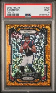 2023 Panini Prizm CJ Stroud Disco #339 PSA 9 - Bild 1 von 2