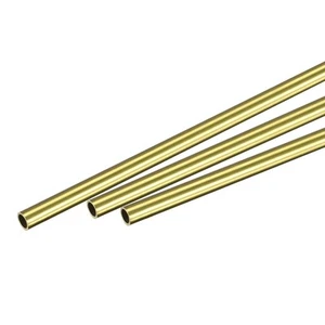 Ottone Rotondo Tubo 5mm OD 0,5mm Parete Spessore 200mm Lunghezza Tubo Tubi 3 pz - Foto 1 di 5