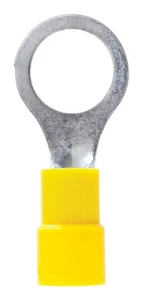Jandorf 60994 Yellow Vinyl Insulation 3/8 in. Stud Ring Terminal 22 to 10 AWG - Picture 1 of 2