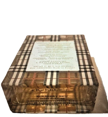 Burberry Brit Feminino 3,3 Fl Oz 100 ml Eau De Parfum Spray Vintage Estoque Antigo - Imagem 1 de 3