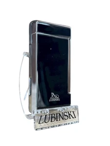 ACCENDINO LUBINSKY PORTONOVO 2 FIAMME JET CHROME-NERO - Foto 1 di 9