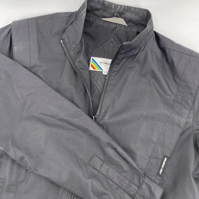 Members Only Jacket Full Zip Lightweight Bomber Style Black 9/10 - Image 1 of 4