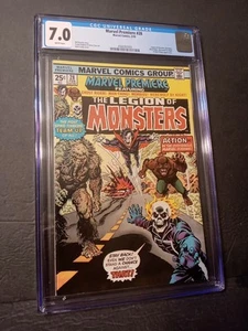 MARVEL PREMIERE #28 THE LEGION OF MONSTERS CGC 7.0 1976 - Picture 1 of 12
