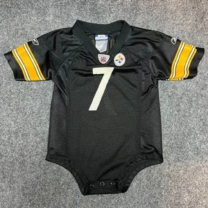Equipo de Colección Reebok NFL Ben Roethlisberger #7 Pittsburgh Steelers 24M Una Pieza - Imagen 1 de 6