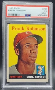 1958 Topps #285 FRANK ROBINSON PSA 5 EX (MC) HOF Cincinnati Reds 2nd Year Card🔥 - Picture 1 of 2