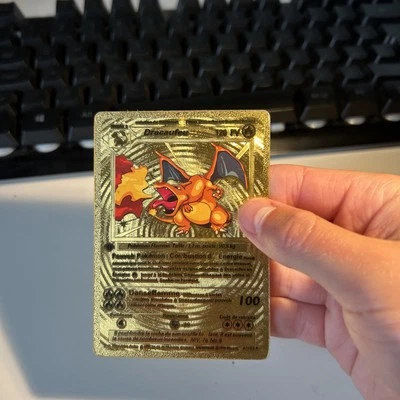 Dracaufeu 120 PV Gold French Fire secret rare Pokémon card!  - Image 1 of 4