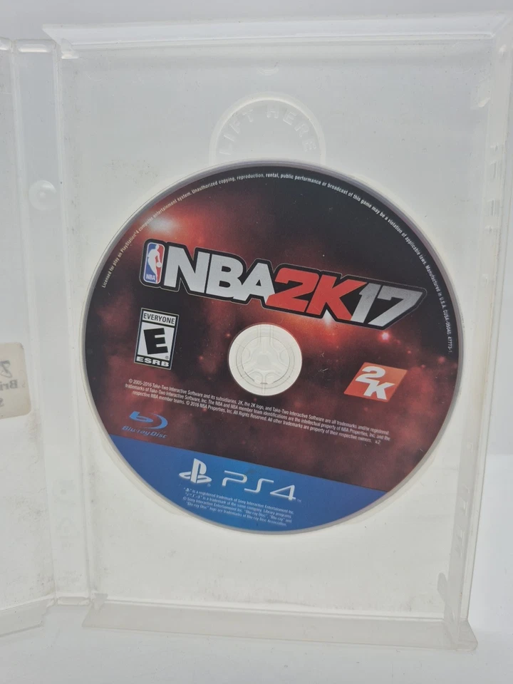 NBA 2K17 - Sony PlayStation 4 PS4 DISC ONLY  - Image 1 of 1