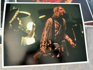 Kurt Cobain Nirvana Concert 11x14 Photo original negative Oakland New Years 1993 - Picture 1 of 4