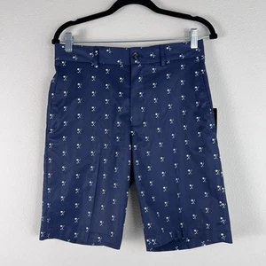 NEW Walter Hagen Perfect 11 Shorts Mens Size 30 Blue Navy 10" Inseam Golf - Picture 1 of 9
