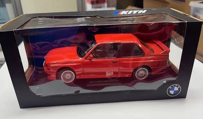 KITH x BMW E30 M3 Rojo Diecast Réplica Escala 1:18 Edición Limitada Totalmente Nuevo Foto 1 de 4
