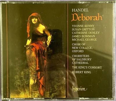 Handel: Deborah - Robert King 2 CD Set 1993 Hyperion Free Shipping! — 第 1/4 张图片