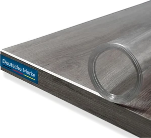 Pellicola Trasparente per Tavolo 2Mm Con Bordo Smussato - Protezione Tavolo Pvc  - Foto 1 di 12