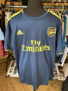 Original Arsenal Third Football Shirt 2019/20 #8 CEBALLOS short Sleeve LARGE - Picture 1 of 10