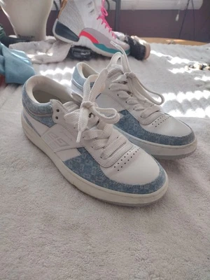 Zapatilla deportiva para mujer Givenchy G Move de cuero/denim blanca 37,5 Foto 1 de 4