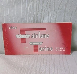 1968 Ford Fairlane and Torino owners manual book ORIGINAL Glove Box Guide Ford - Bild 1 von 10