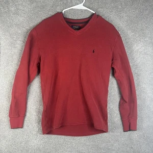 Polo Ralph Lauren Sweater Mens Large Waffle Knit Pullover Classic Long Sleeve - Picture 1 of 9