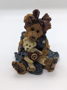 Boyds Bears Momma Mc Bear and Caledonia Quiet Time Figurine 22711 Vintage - Picture 1 of 3
