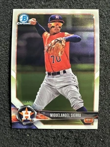 MIGUELANGEL SIERRA 2018 Bowman Béisbol Cantidad #BCP53 Houston Astros - Imagen 1 de 2