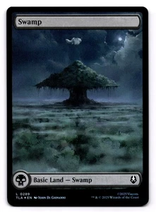 Swamp #289 [L Foil] Magic Avatar: The Last Airbender NM - Picture 1 of 2