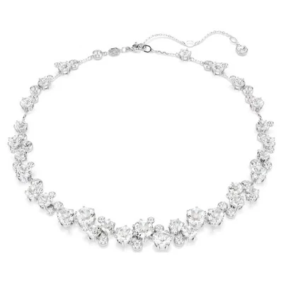 Swarovski Crystal Constella Necklace, Round Cut, White, Rhodium Plated 5722472 - Image 1 of 4