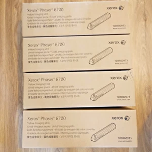 4 unidades de imagen Xerox Phaser 6700 amarillas genuinas 108R00973 nuevas IVA inc - Imagen 1 de 6