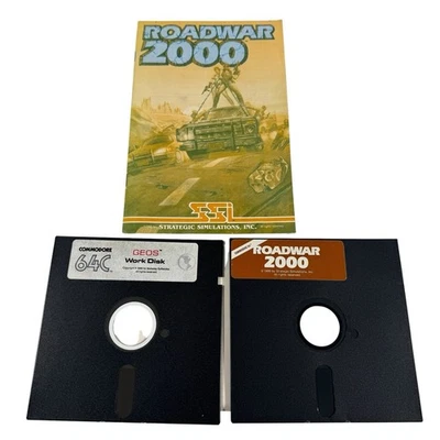 SSI Computer Game Roadwar 2000 (Apple II 5 1/4") EX - Image 1 of 4