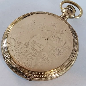 O89 1896 MODEL 1894 WALTHAM 14k GOLD FILLED HUNTING CASE "ROYAL" POCKET WATCH! - Picture 1 of 21