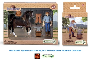 Figura de herrador herrero elección de 2 juegos de Collecta para caballos modelo NUEVO - Imagen 1 de 4