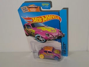 Hot Wheels Treasure Hunt Volkswagen Beetle TH HW City Art Cars Pink - Picture 1 of 3