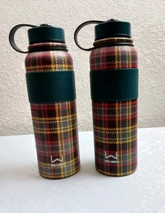 Pair Of Wellness 40 Oz Thermos / Water Bottles - Picture 1 of 7