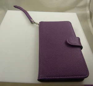 PUrple wallet wristlet typ fits iPhone 6 plus, 7 & 8 + plus phone case - Picture 1 of 3