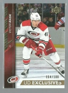 2015-16 Upper Deck Exclusives #290 Victor Rask 054/100 (ref 84197) - Picture 1 of 1