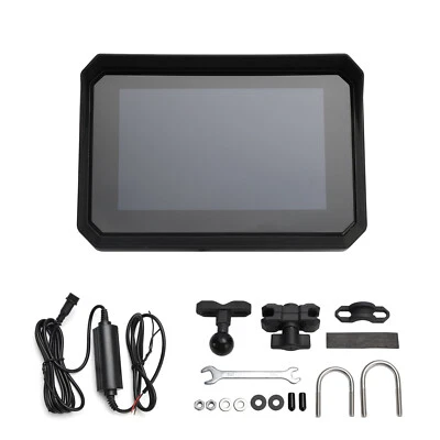 Wireless Gps Carplay 1080P Recorder 7" Universal For Scooter Motorcycles #8 - Image 1 of 4