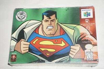 Superman 64 (Nintendo 64 N64) NOVO na caixa lacrado de fábrica - Imagem 1 de 4