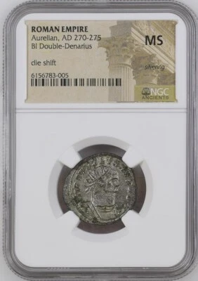 Aurelian, AD 270-275 ROMAN EMPIRE BI Double-Denarius MS - silvering - Image 1 of 4